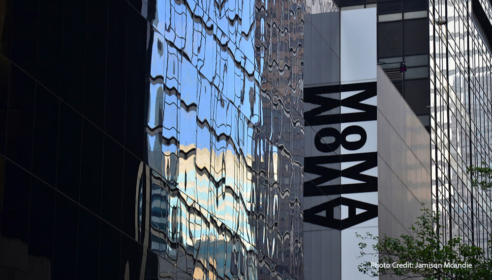 MoMA signage