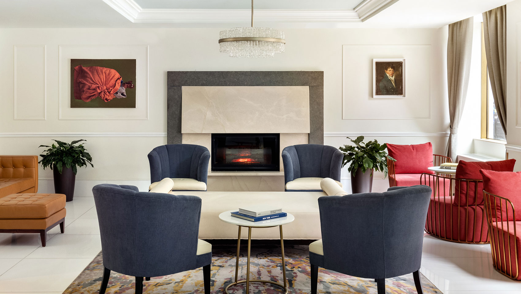 70 Park Lobby Living Room