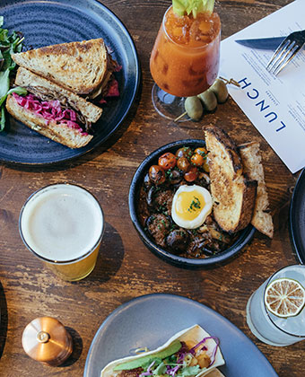 Sandwiches, cocktails and more