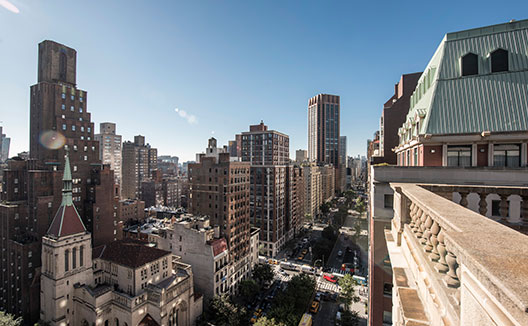 NYC Views from a 70 Park Balcony