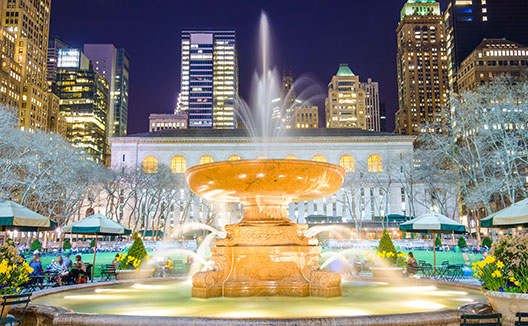 Bryant Park at Night